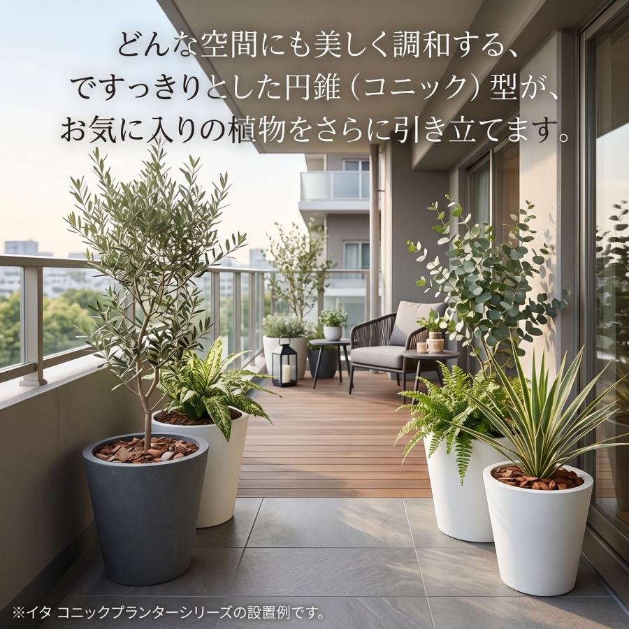 植木鉢 おしゃれ 大型 プランター 観葉植物 ファイバークレイ 人気