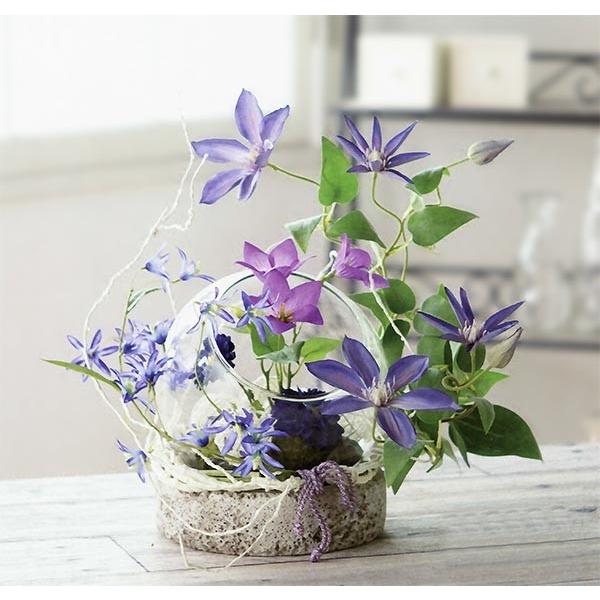 造花 クレマチス 全長72cm 2本セット 鉄線 テッセン つる性植物 ツル 人工観葉植物 花材 アレンジ Fm2633 人工観葉植物と造花の通販ケイシン 通販 Yahoo ショッピング