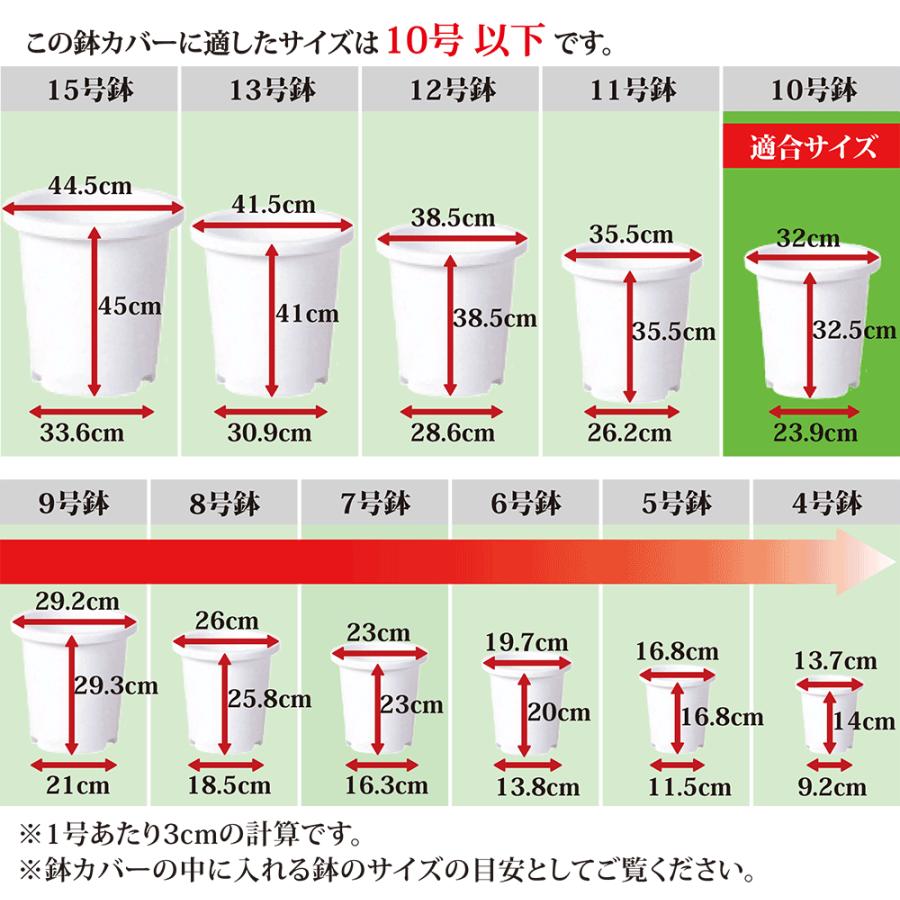 鉢カバー 大型 おしゃれ プランター 人気 観葉植物 インテリアグリーン おすすめ ラウンド シンプル スタイリッシュ インテリア グレー 灰色 10号用 GS19-40CMの画像