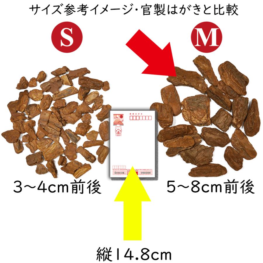 バーク お徳用 大容量 バークチップ Sサイズ ウッドチップ 全長3〜4cm