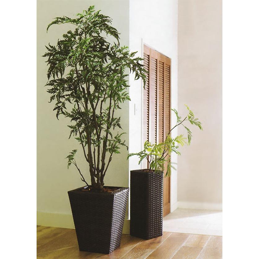 鉢カバー プラ編み ロングスクエアプランター L 7号用 全高80 5cm 口30cm 底穴なし 落とし インナーポット付き ポット 鉢 観葉植物 Gx 人工観葉植物と造花の通販ケイシン 通販 Yahoo ショッピング