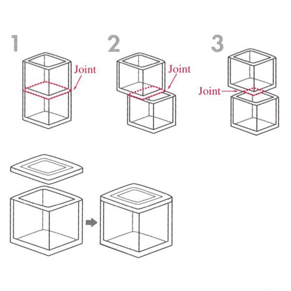 ガラス花瓶 おしゃれ 人気 おすすめ フラワーベース キューブ 四角
