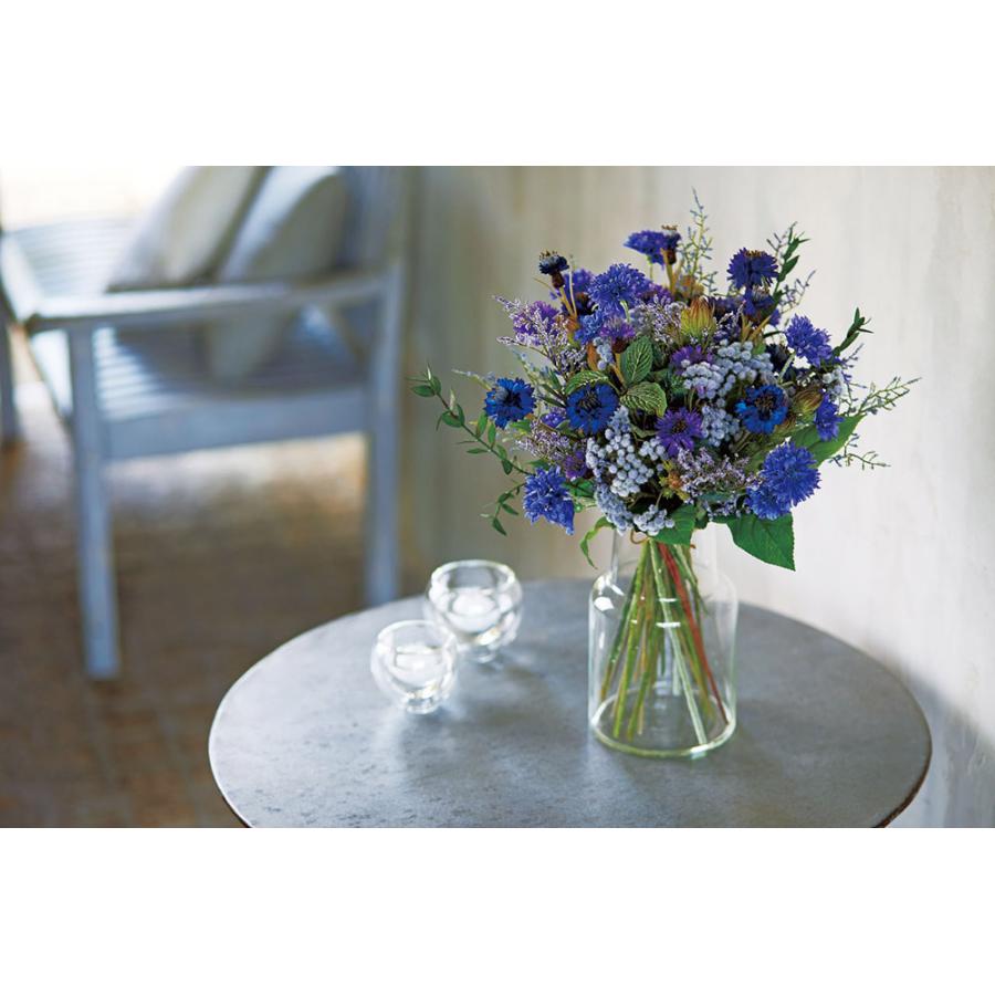 造花 矢車草 矢車菊 70cm 3本セット : インテリアグリーンと植木鉢の