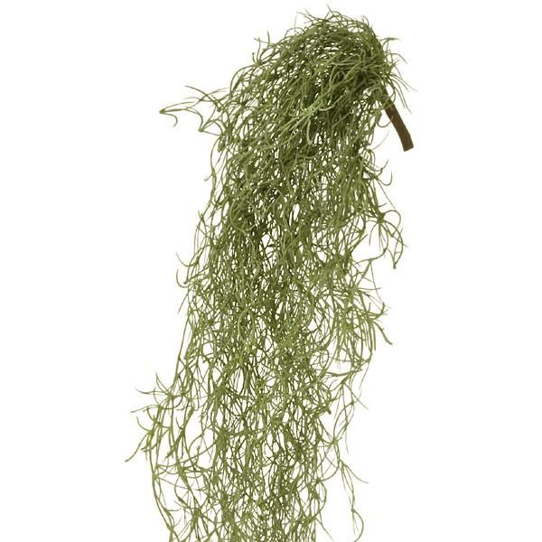 上等な 人工観葉植物 スパニッシュモス M 全長73cm ウスネオイデス エアープランツ 造花 人工樹木 花材 リーフ Wantannas Go Id