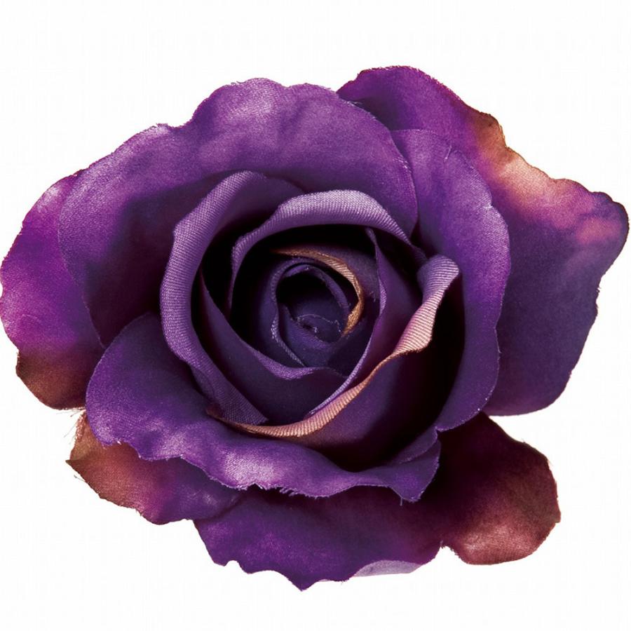 バラ 造花 ディープパープル ローズ 薔薇 ばら 人気 おしゃれ リアル