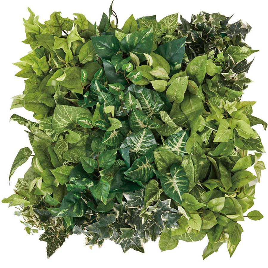 観葉植物 おしゃれ インテリアグリーン フェイクグリーン 口45cm パネル グリーンウォールB