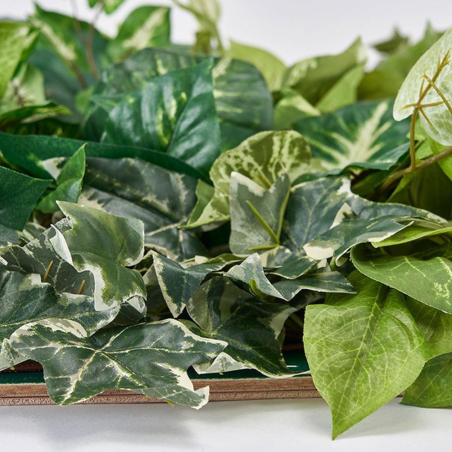 観葉植物 おしゃれ インテリアグリーン フェイクグリーン 口45cm パネル グリーンウォールB 