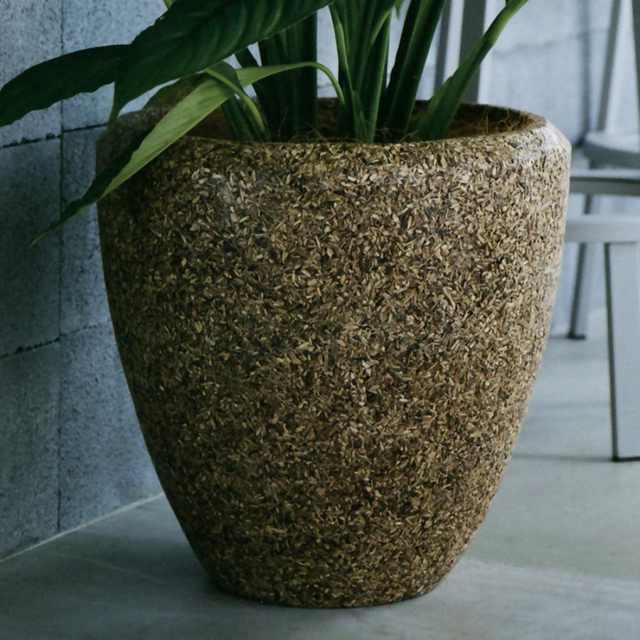 鉢カバー プランターカバー 大型 おしゃれ 人気 観葉植物 インドアグリーン 園芸鉢 ウッド 家具 ベージュ グレー ブラウン ネイチャーズキャスト ラウンド M40の画像