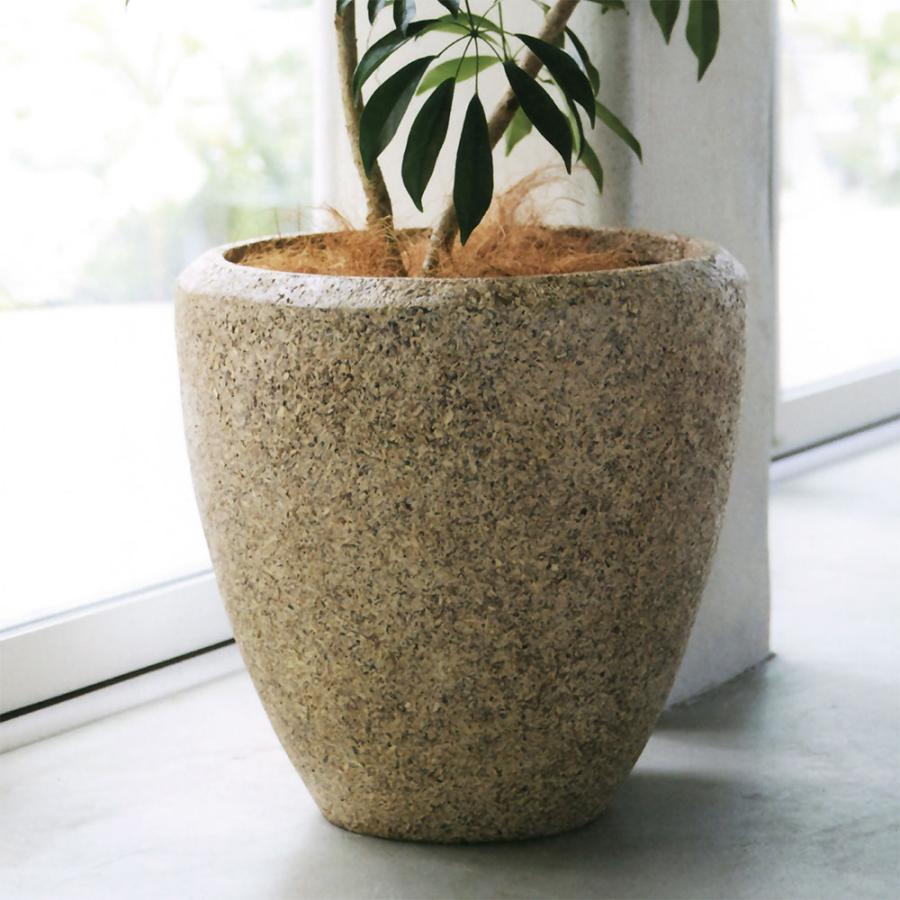 鉢カバー プランターカバー 大型 おしゃれ 人気 観葉植物 インドアグリーン 園芸鉢 ウッド 家具 ベージュ グレー ブラウン ネイチャーズキャスト ラウンド L50の画像