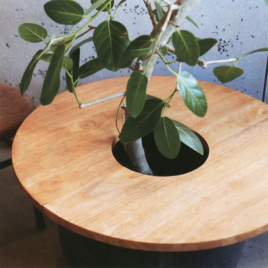 おしゃれ 人気 おすすめ プランター用 プランツ用 植木鉢用 ガーデン家具 丸い 丸形 丸型 円型 円形 観葉植物 ラバーウッド 天然素材 直径60cm 【替え】