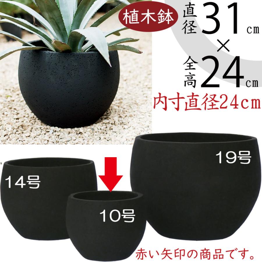 黒色の赤いライン付き鉢 植木鉢 大型 おしゃれ 人気 プランター 観葉植物 おすすめ 園芸鉢 観葉