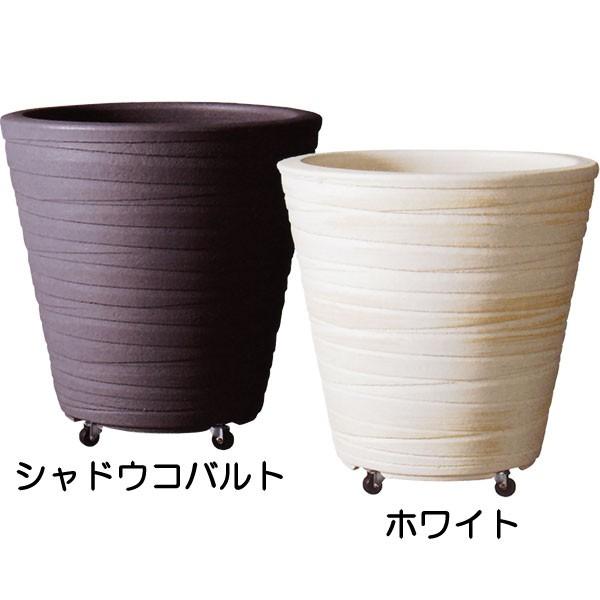 オープニング大放出セール 鉢カバー 信楽焼 陶器製 シェーブ プランター キャスター付き 10号用 全高40cm 直径40cm 底穴なし 植木鉢 鉢 観葉植物用 国産品 日本製 保証書付 Zoetalentsolutions Com