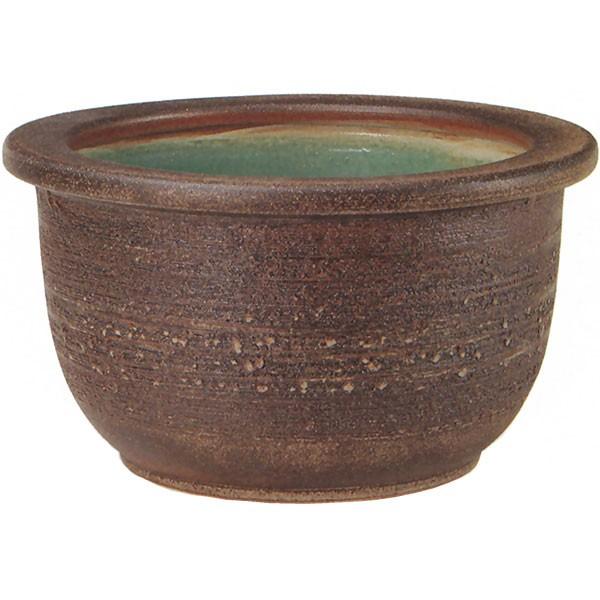 水鉢 おしゃれ 陶器 信焼 国産品 日本製 窯肌 13号