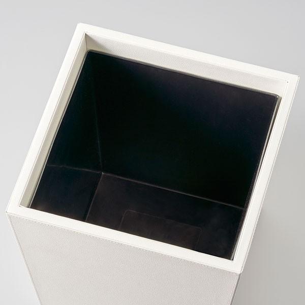 鉢カバー おしゃれ プランター 観葉植物 NEW レザータッチ スクエア 10〜11号用 口40.5cm×全高44cm フェイクレザー 型押し 鉢カバー