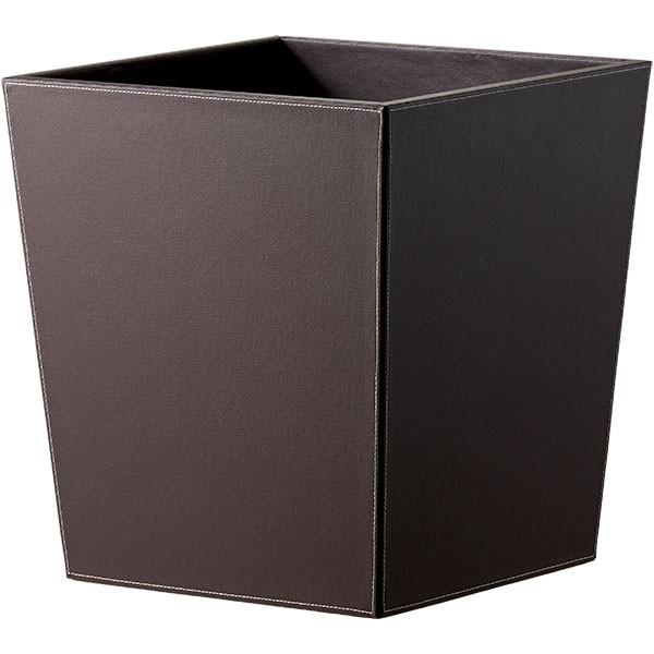 鉢カバー おしゃれ プランター 観葉植物 NEW レザータッチ スクエア 10〜11号用 口40.5cm×全高44cm フェイクレザー 型押し 鉢カバー