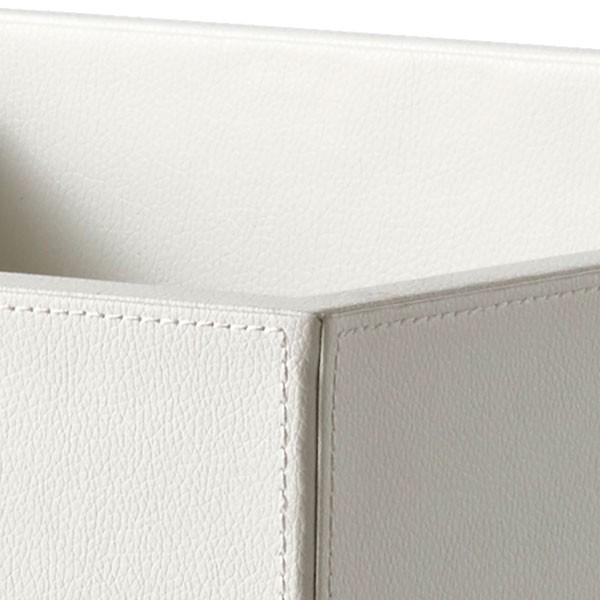 鉢カバー おしゃれ プランター 観葉植物 NEW レザータッチ スクエア 10〜11号用 口40.5cm×全高44cm フェイクレザー 型押し 鉢カバー