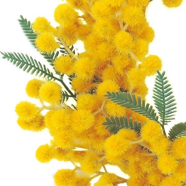ミモザ リース 造花 直径22cm ミモザアカシア アーティフィシャルフラワー インテリア Sa A 人工観葉植物と造花の通販ケイシン 通販 Yahoo ショッピング