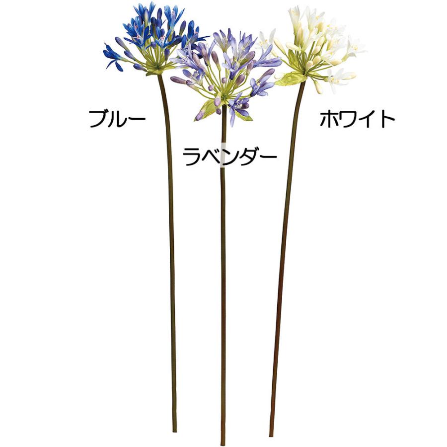 アガパンサス 造花 全長74cm 2本セット アーティフィシャルフラワー 人工観葉植物 S21a A 人工観葉植物と造花の通販ケイシン 通販 Yahoo ショッピング