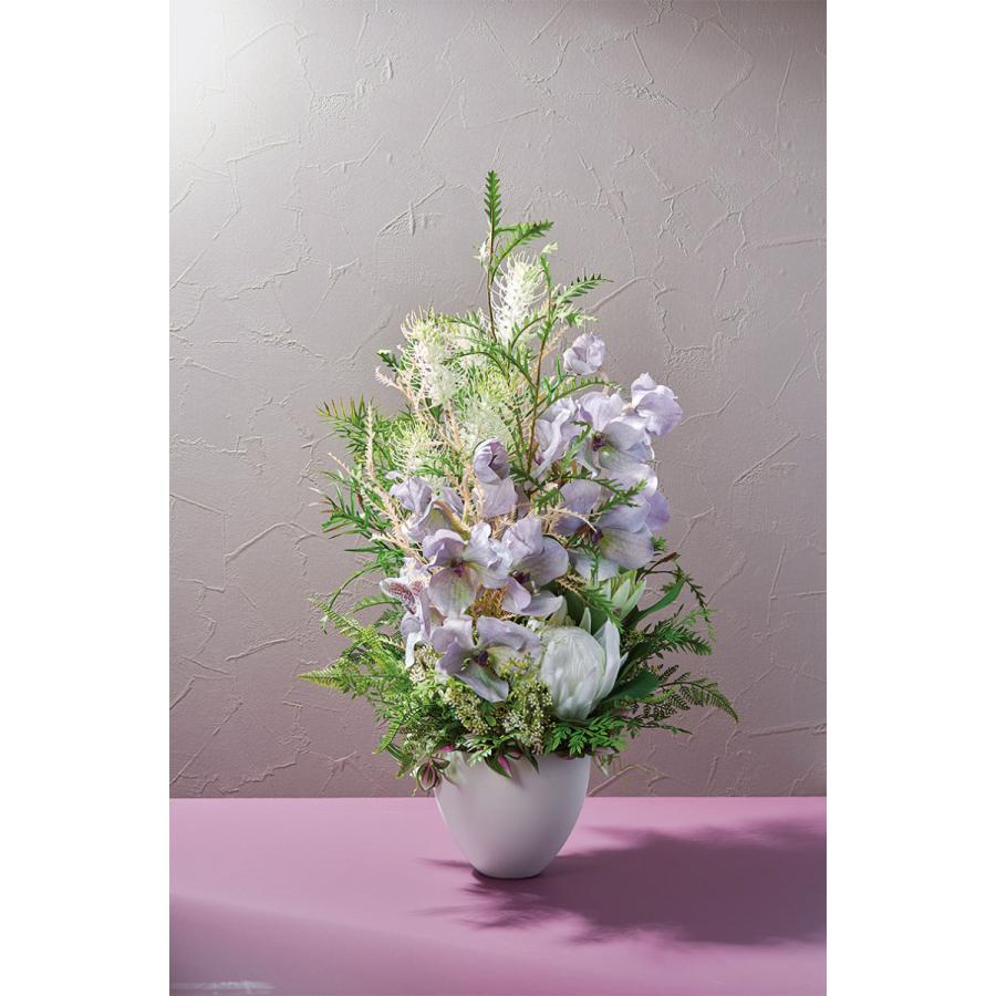 パンダオーキッド 造花 全長63cm ラン 蘭 人工観葉植物 アーティフィシャルフラワー S21a A 人工観葉植物と造花の通販ケイシン 通販 Yahoo ショッピング