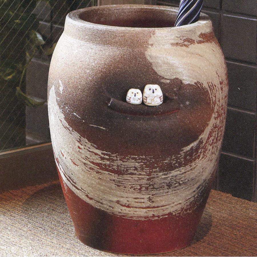 傘立て おしゃれ 人気 傘入れ 信楽焼 陶器製 国産品 日本製 インテリア 