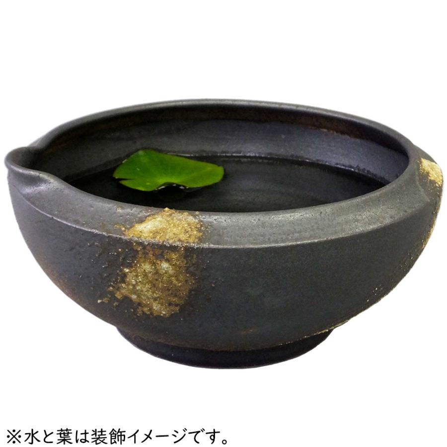 水鉢 おしゃれ 陶器製 信楽焼 人気 大型 花器 インテリア 家具