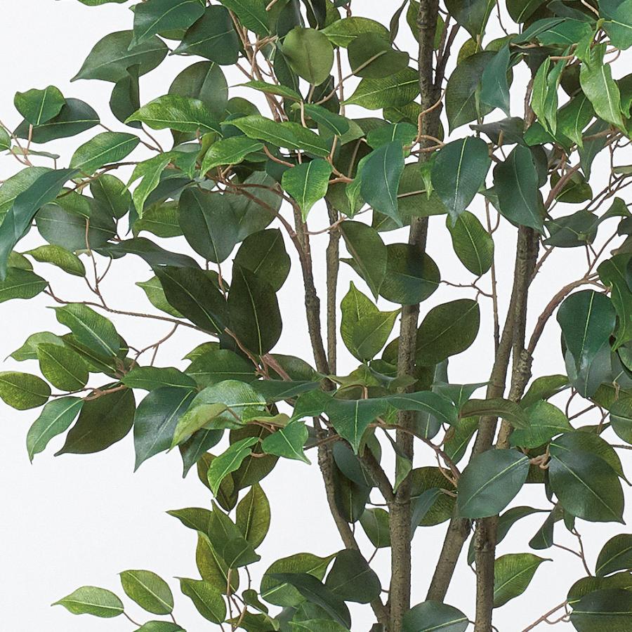 インテリアグリーン 大型 人気 おしゃれ ベンジャミン リアル フェイクグリーン おすすめ 観葉植物 人工樹木 アートグリーン 造花 フィカス ベンジャミナ 155cmの画像