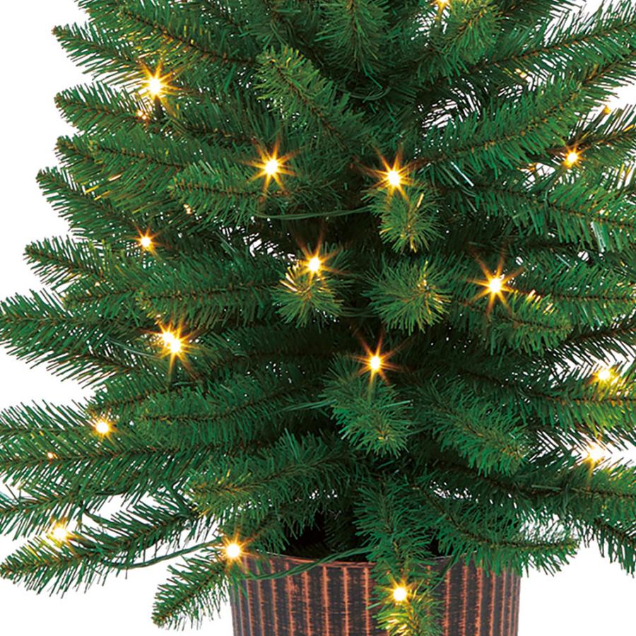 RATAGS 木製クリスマスツリー LEDライト付き 高さ約70cm クリスマスツリー LED ライト 70球LED常点 おしゃれ 人気 インテリア