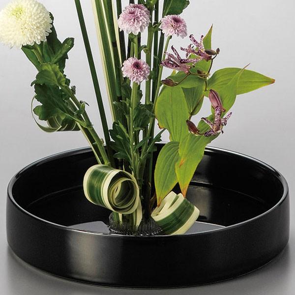 花器 セラミック 全高6cm 直径30cm フラワーベース 花瓶 花入れ 陶磁器 円形 プレート 浅型 フラワーアレンジメント T 1865 人工観葉植物と造花の通販ケイシン 通販 Yahoo ショッピング