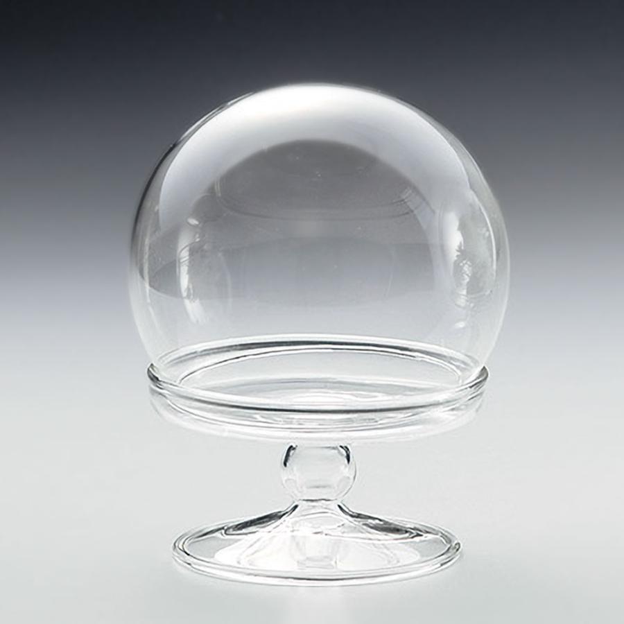 ドームガラス おしゃれ フラワーベース 人気 おすすめ ガラスドーム 花器 透明 クリア ケース ディスプレイ インテリア ギフト オブジェ 雑貨 2個セット 10cm｜keishin｜02