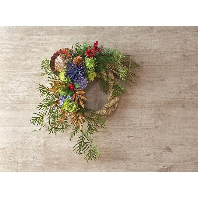 しめ縄 リース しめ縄飾り おしゃれ 人気 お正月飾り 玄関飾り 元旦