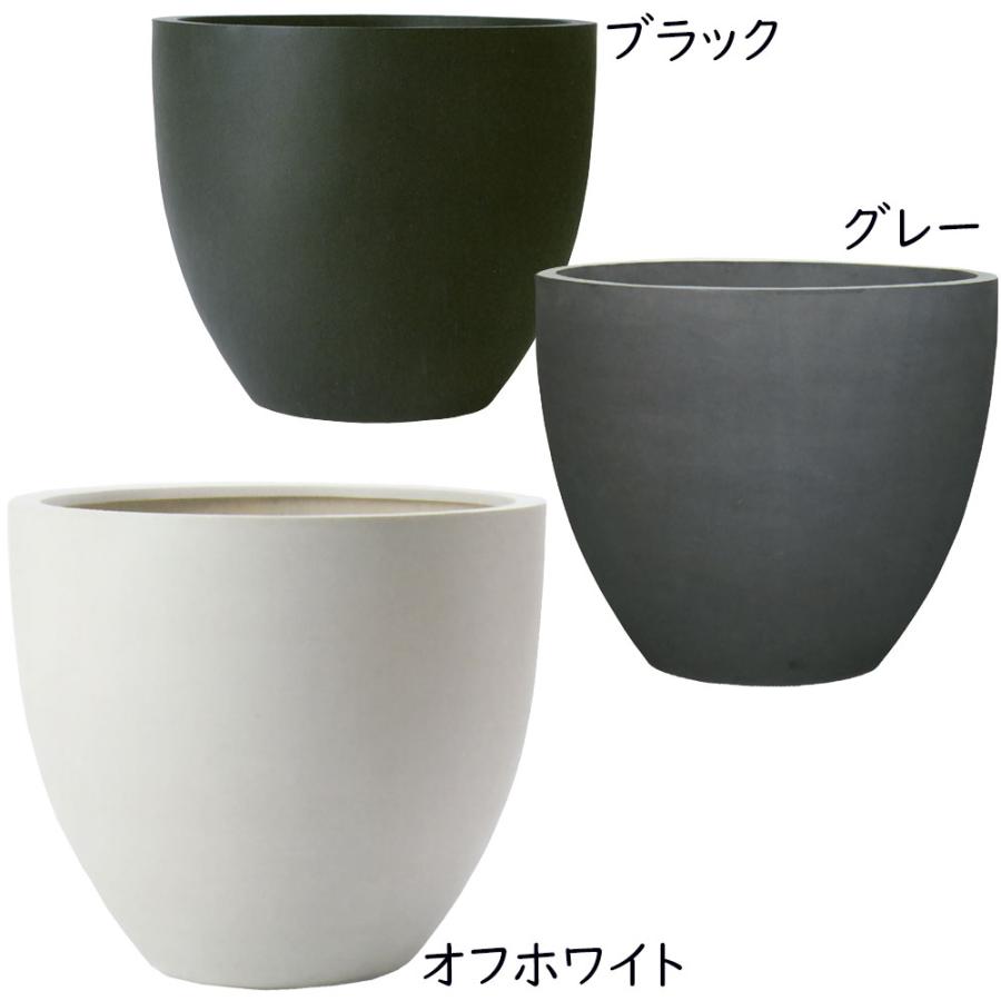 植木鉢 おしゃれ プランター 大型 観葉植物 人気 おすすめ 特大 大きい 大きめ マグナス ラウンド シンプル モダン 高品質 上質 灰 黒 白 お庭 テラス 屋上 19号 |  | 04