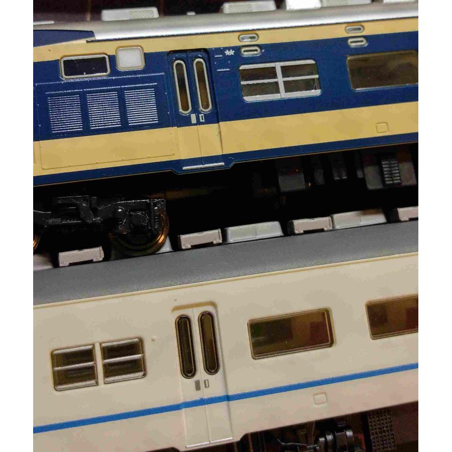 419系・715系パーツ集（田の字窓枠・ドア取モールド表現用 【メタル