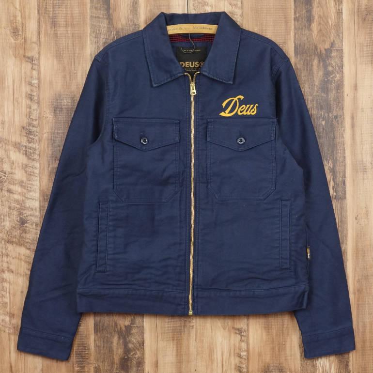 デウスエクスマキナ ワークジャケット メンズ コーデュラ 紺 ネイビー Deus Ex Machina RIDE OUT WORK JACKET DMF246558 爆買の画像
