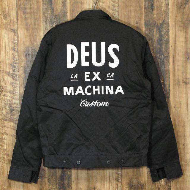 デウスエクスマキナ 中綿ジャケット メンズ ブラック Deus Ex Machina LA WORKWEAR JACKET｜keistyle-y