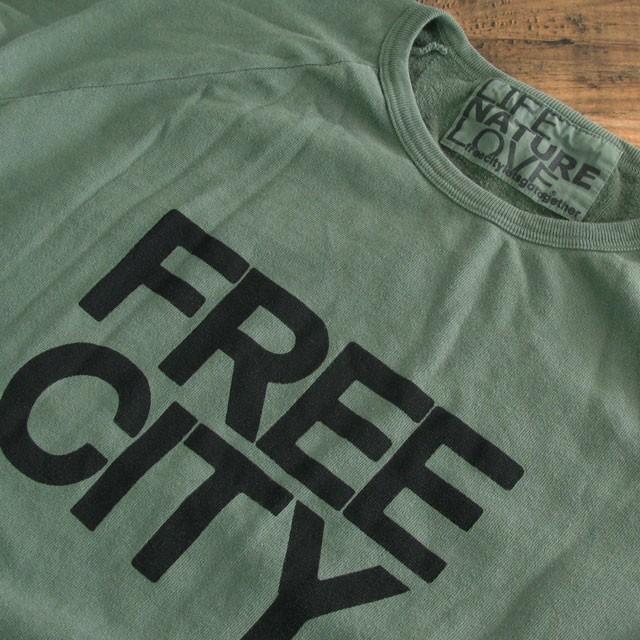 FREE CITY（フリーシティ） FREECITY LNLrag ラグラン スウェット 
