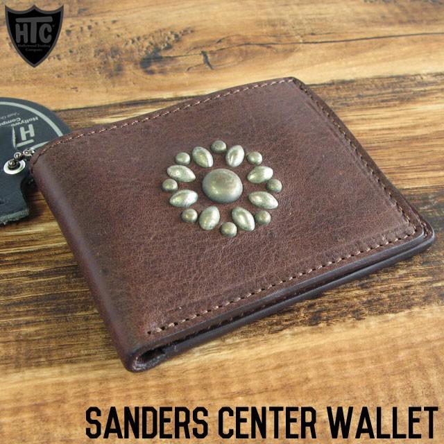 HTC エイチティーシー SANDERS CENTER WALLET 2つ折り財布 カード 