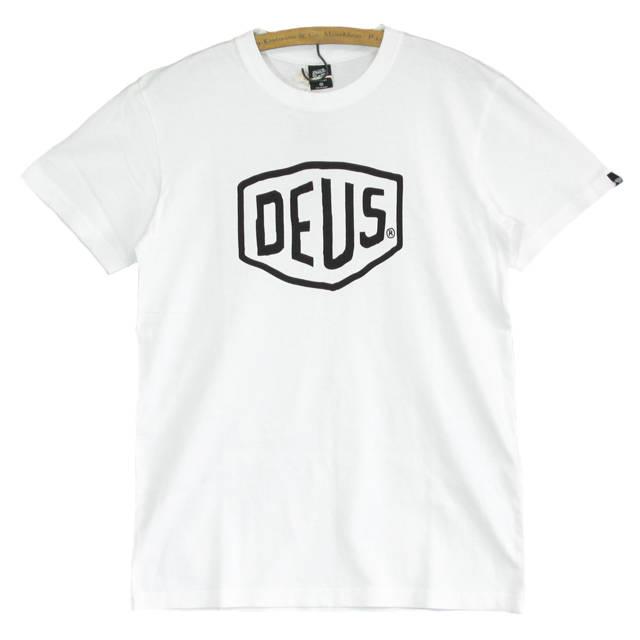 デウスエクスマキナ Tシャツ メンズ Deus Ex Machina SHIELD TEE ホワイト