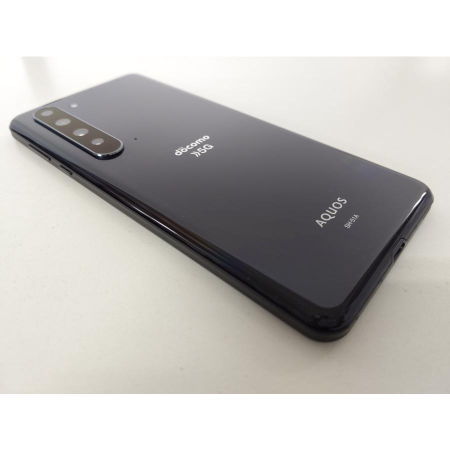 SHARP - 【新品未利用】SHARP SH-51A AQUOS R5G【SIMロック解除済】 AQUOS 新品 未使用 SH-51A R5G ブラックレイ SIMフリー ドコモ