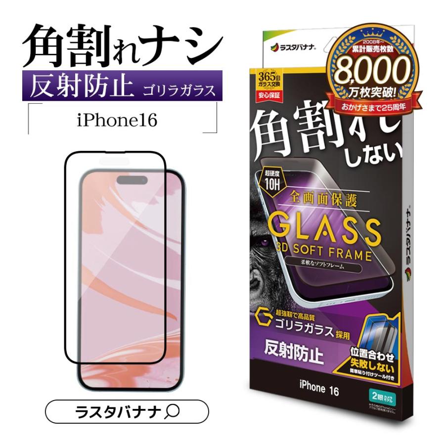 ラスタバナナ 背面用フィルム ラスタバナナ iPhone16 16 Plus ガラスフィルム レンズカバー カメラ