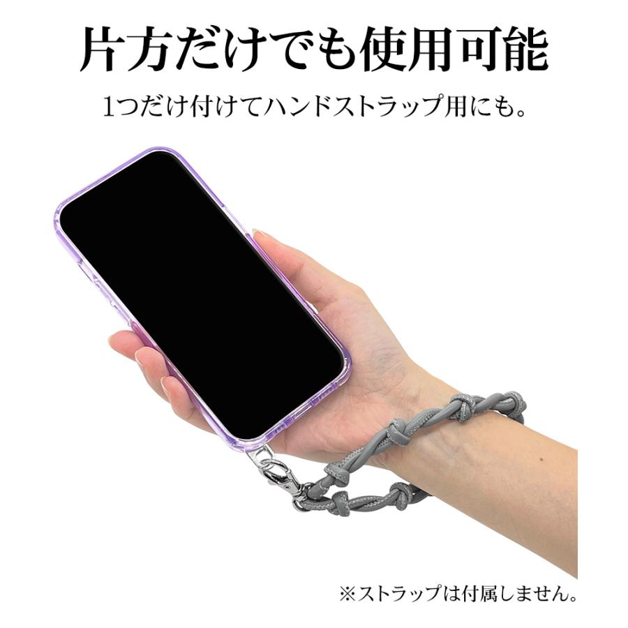 スマホケース iPhone15 15Pro 14 13  ケース カバー ハイブリッド Burali 耐衝撃吸収 TPUバンパーケース 着脱式 ショルダーストラップ アイフォン ラスタバナナ｜keitai-kazariya｜13