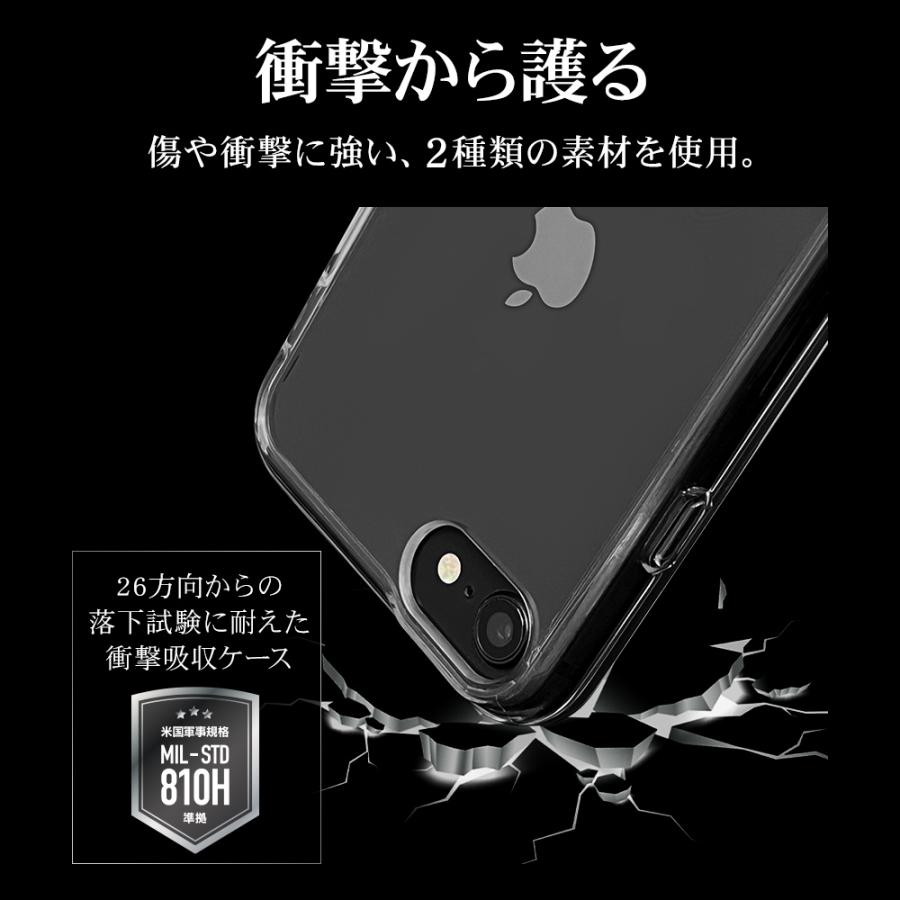 スマホケース iPhone SE3 SE2 iPhone8 iPhone7 iPhone6s ケース カバー ハイブリッド RHINO MIL規格 表面硬度5H TPUバンパーケース アイフォン ラスタバナナ｜keitai-kazariya｜09