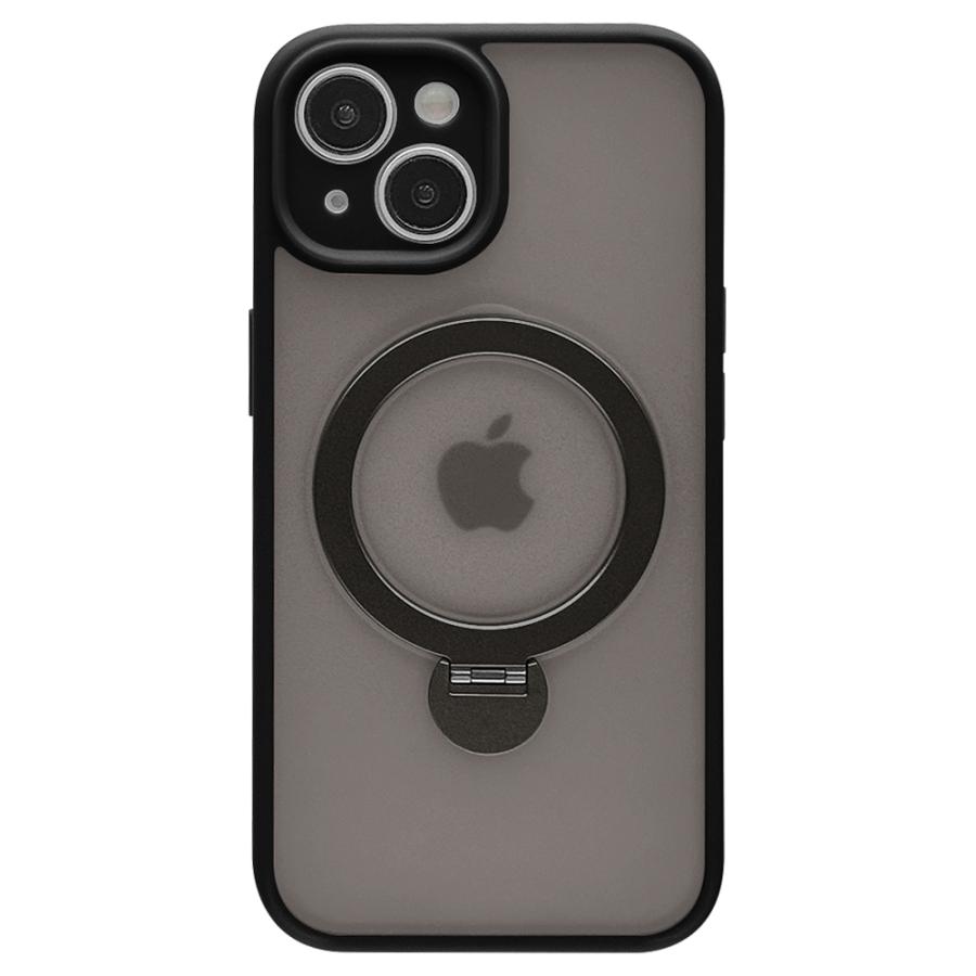 スマホケース iPhone15 15 Pro ケース カバー ハイブリッド ZEROSAFE MagSafe対応 MIL規格 マット加工 TPUバンパーケース 360°回転 アイフォン ラスタバナナ｜keitai-kazariya｜12