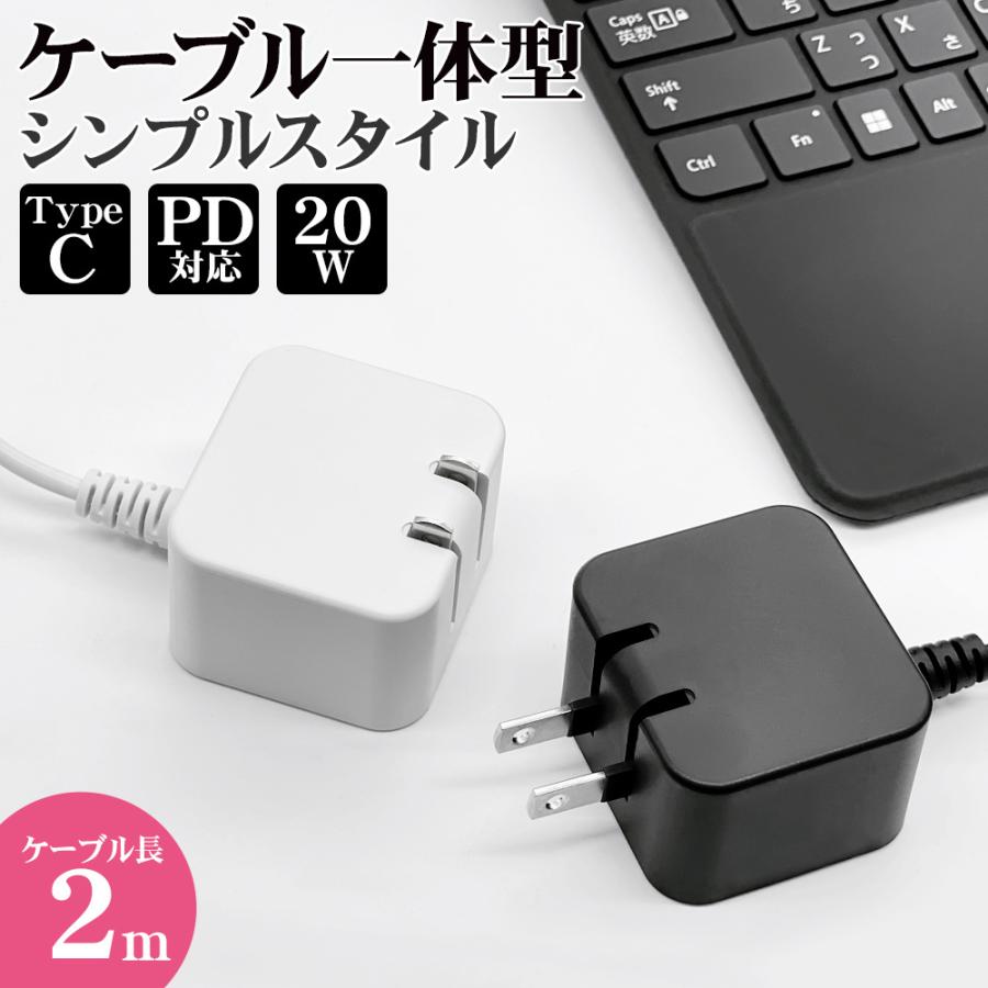 ICケ－ブル2本 ラスタバナナ 充電器 ACアダプター AC充電器 タイプC PD パワー