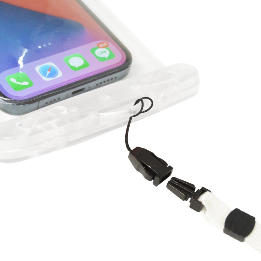 ラスタバナナ スマホケース iPhone 防水ケース IPX8 ネックストラップ