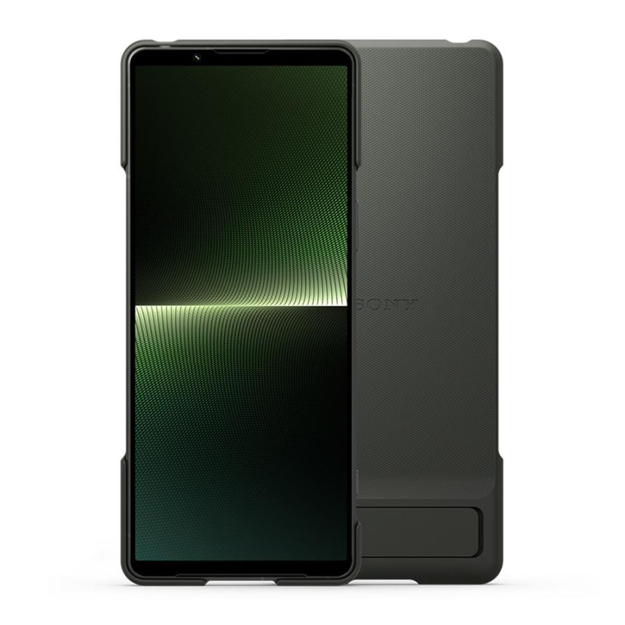 スマホケース ソニー純正 国内正規品 Xperia1 V SO-51D SOG10 XQ-DQ44 ケース カバー スタンド搭載 抗菌 薄型 IPX5/8 防水 エクスペリア1 マーク5｜keitai-kazariya｜05