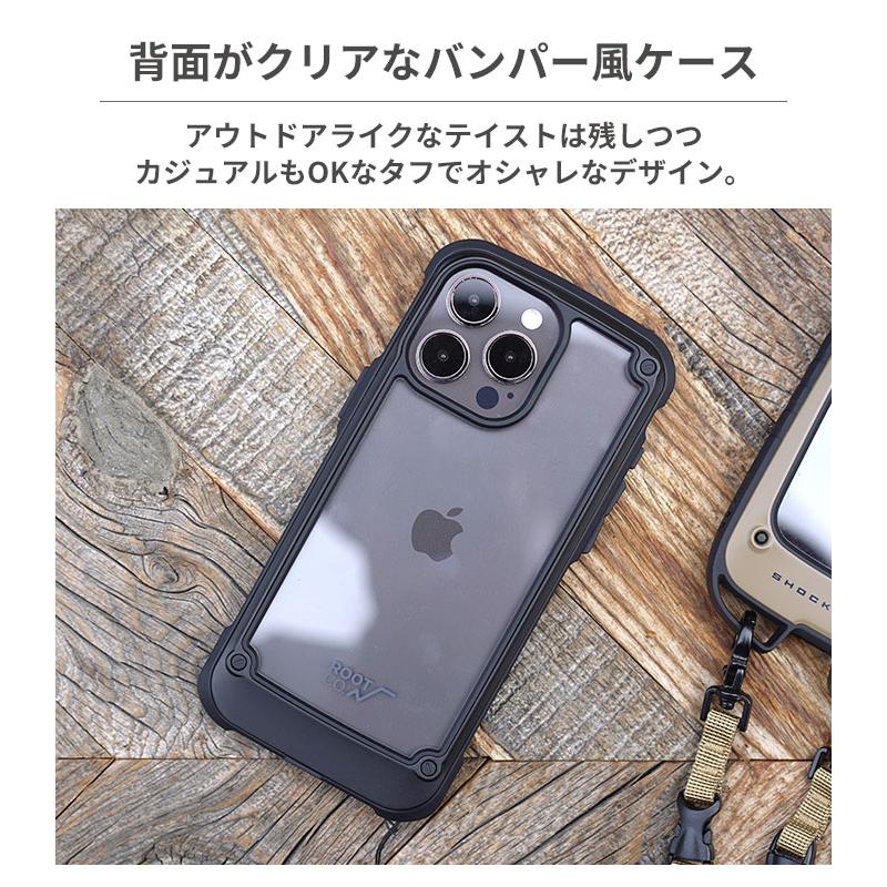 iPhone15 ケース iPhone15 Pro ケース ROOT CO. GRAVITY Shock Resist Tough ＆ Basic Case.｜keitai｜17