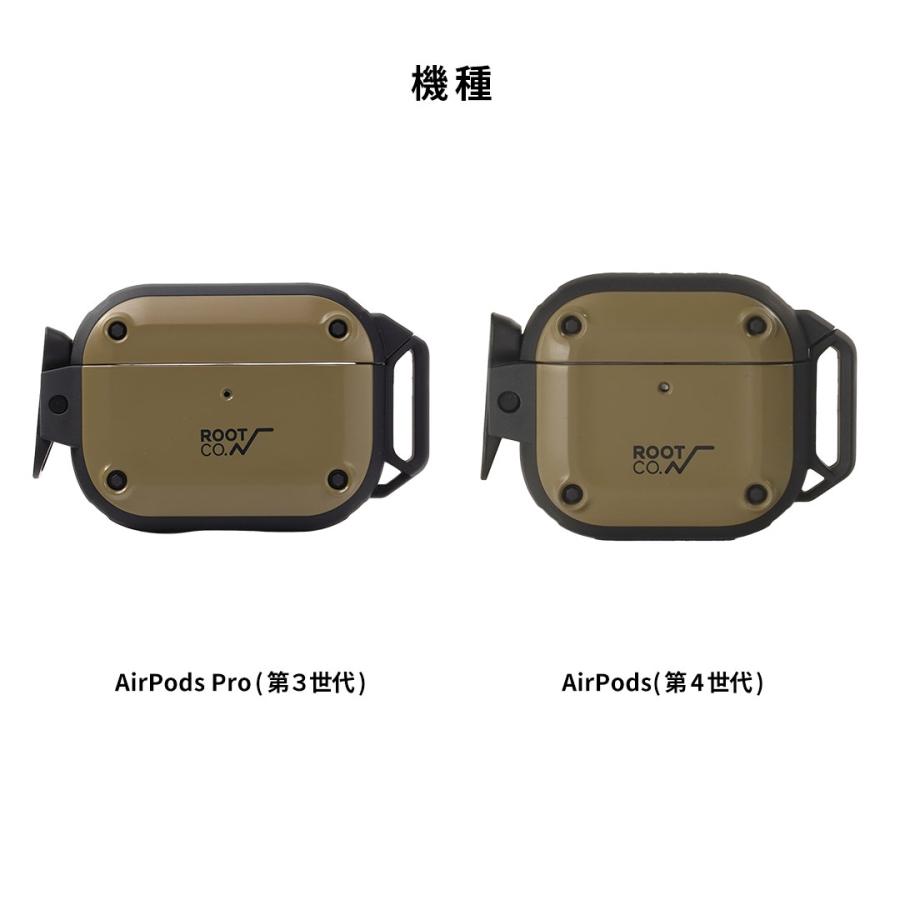ROOT CO. AirPods Pro 第3世代 ケース AirPods 第4世代 ケース
