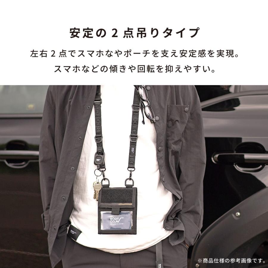 ROOT CO. ルートコー　ショルダーストラップ2本セット ROOT CO. スマホ ショルダーストラップ 斜め掛け ネックストラップ