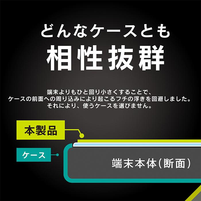 iPhone14 iPhone13 iPhone13 Pro フィルム ガラスフィルム Simplism シンプリズム フィルムとの相性抜群 画面保護強化ガラス 高透明｜keitai｜02