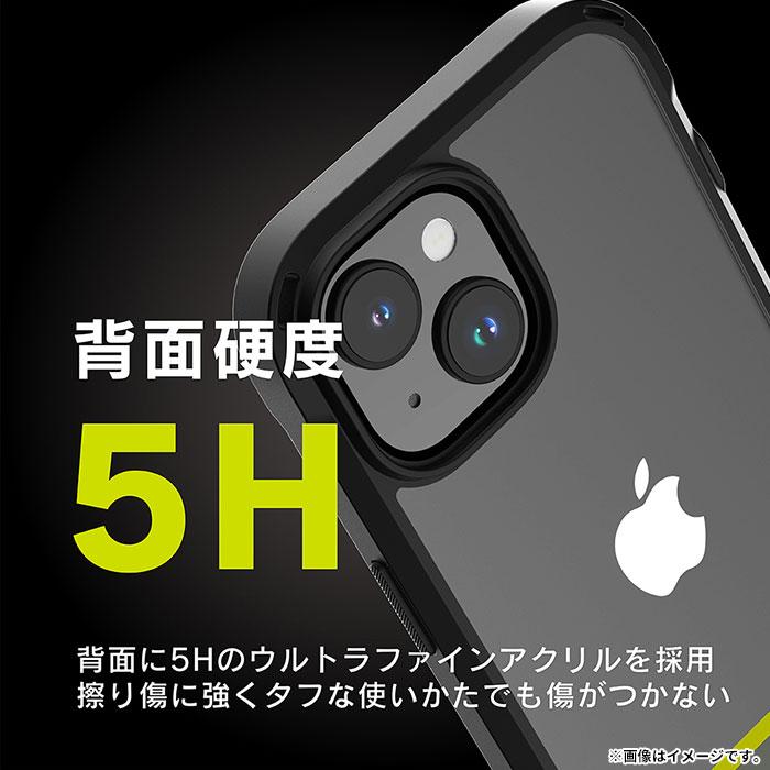 iPhone 15 Pro ケースGRAV衝撃吸収 ハイブリッドケースブラック｜keitai｜02